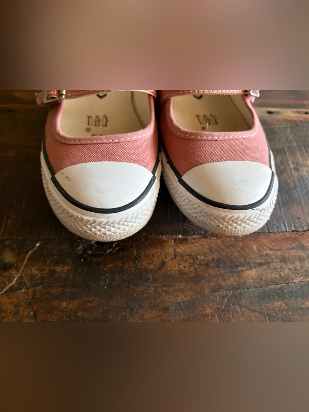 Converse DAINTY Pink Double-Strap Canvas Mary Jane Sneakers 6 - Picture 7 of 7